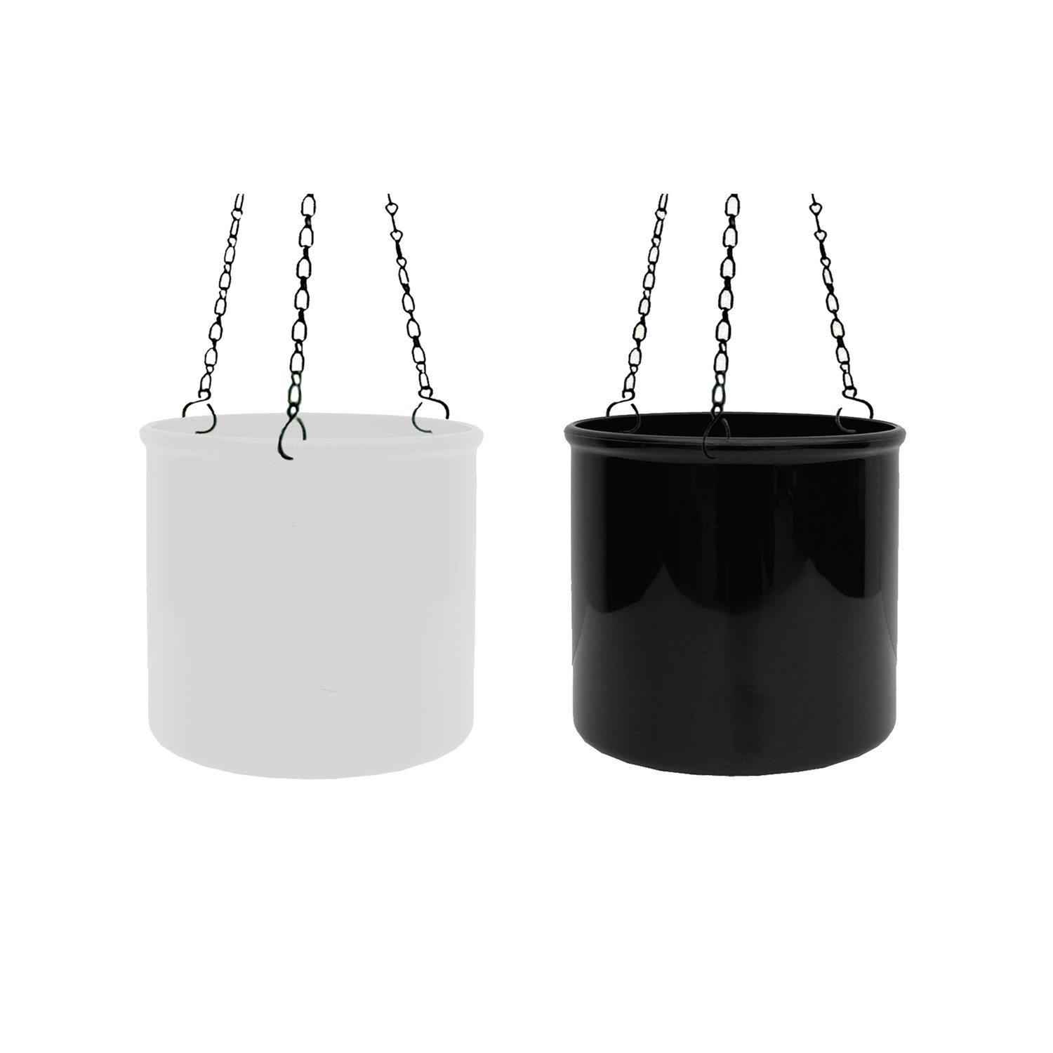 Set3 Kunststoff Hydro Ampel Corona Weiss Mit Kulturtopf+Wasserstandsanzeiger