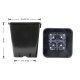 Square plant pot 9L
