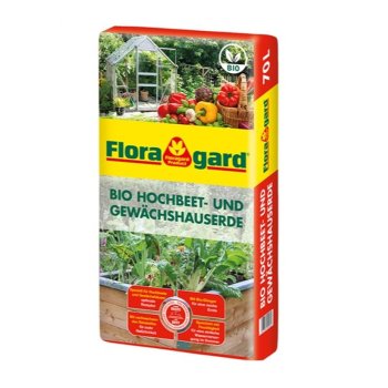Floragard Organic Raised Bed and Greenhouse Soil 70L