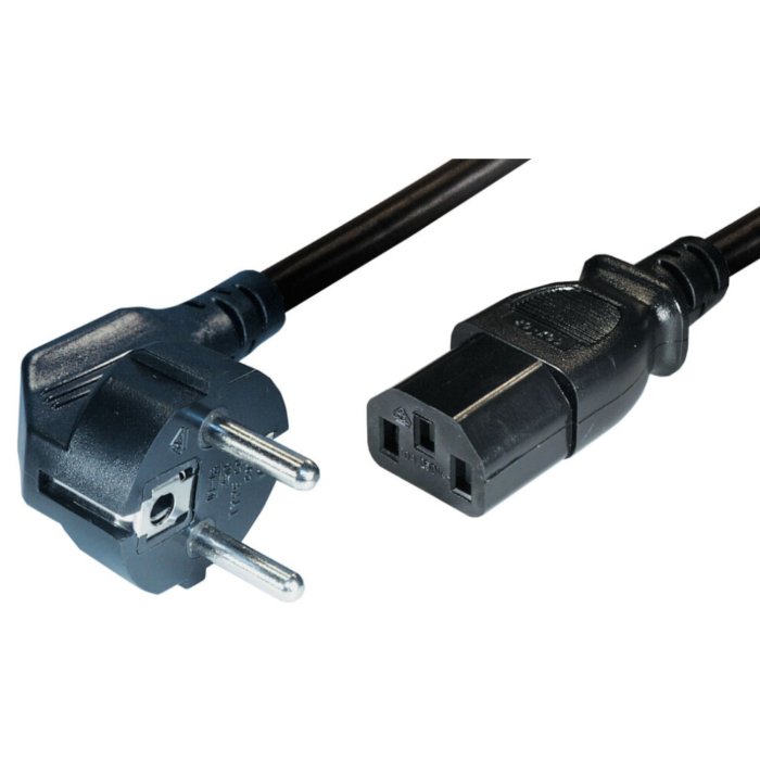 Kaltgerätekabel mit Steckerkabel (3m)