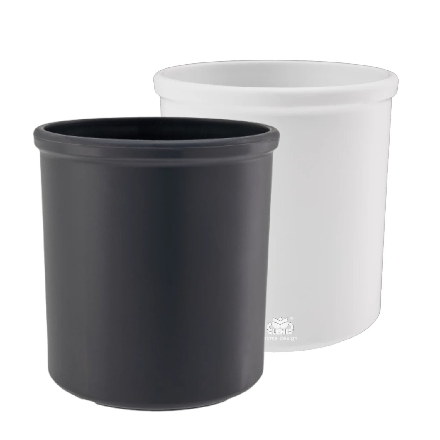 Cremefarbener Orchideentopf Mit Ablaufloch – Robuster Übertopf Für Drinnen & Draußen, 17,8 Cm