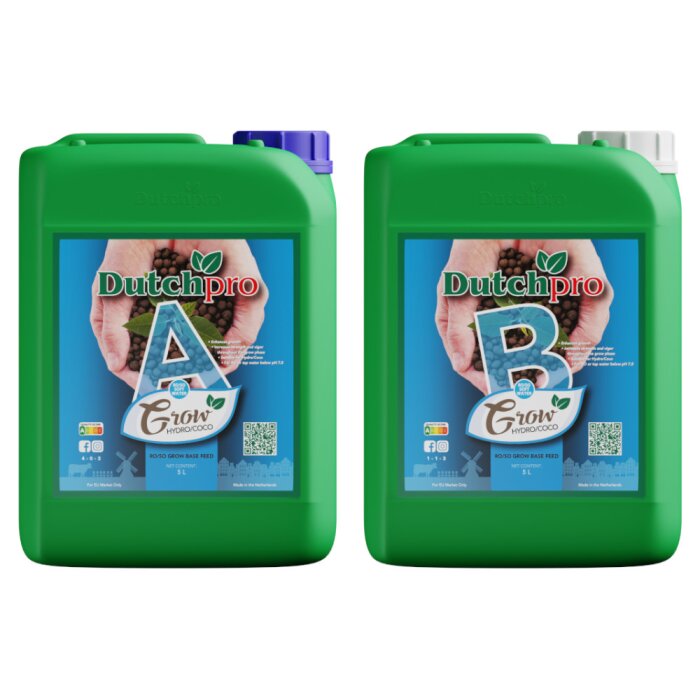 Dutchpro Grow Hydro/Coco A+B 5L soft