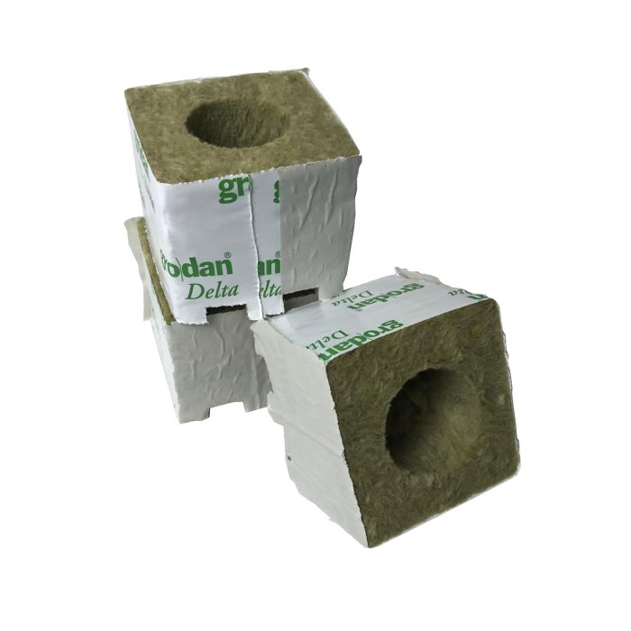 Grodan Plantop cultivation block 7,5x7,5cm large hole